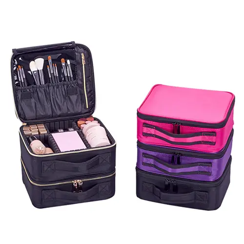 Wholesale Travel Direct Factory Professional Makeup Box Case With Dividers